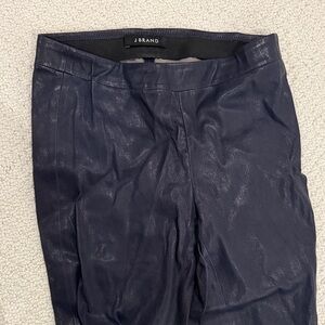 J Brand blue leather leggings